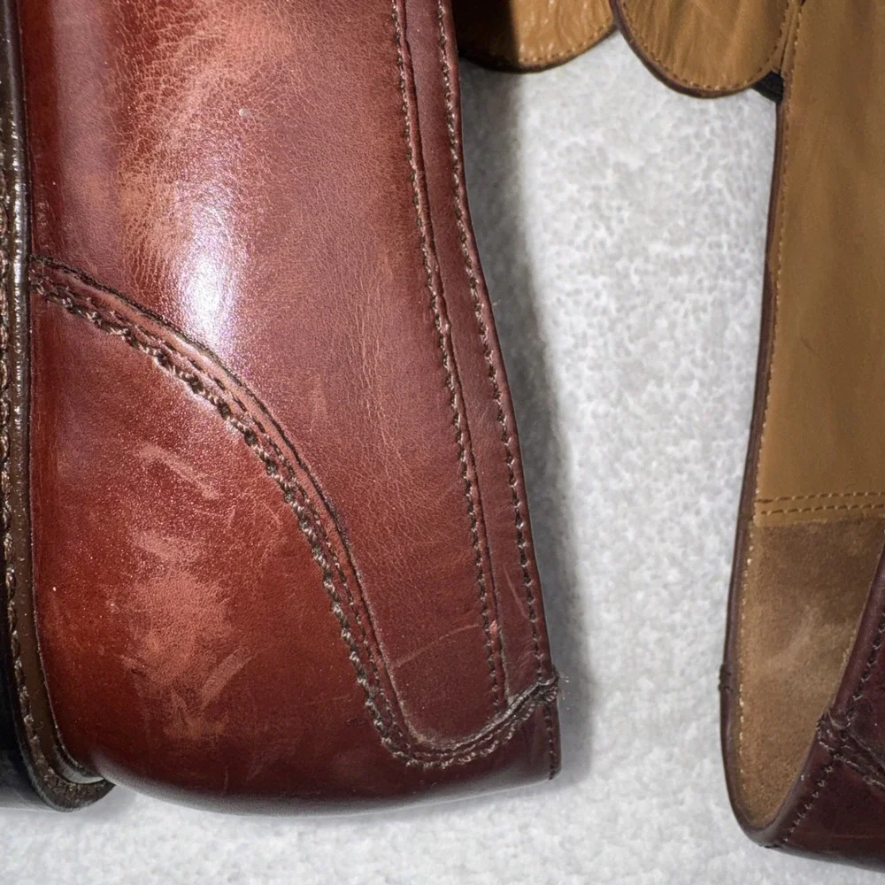 BOSTONIAN First Flex‎ Men's Brown Leather Slip On Loafer 22816 Size 10.5 M